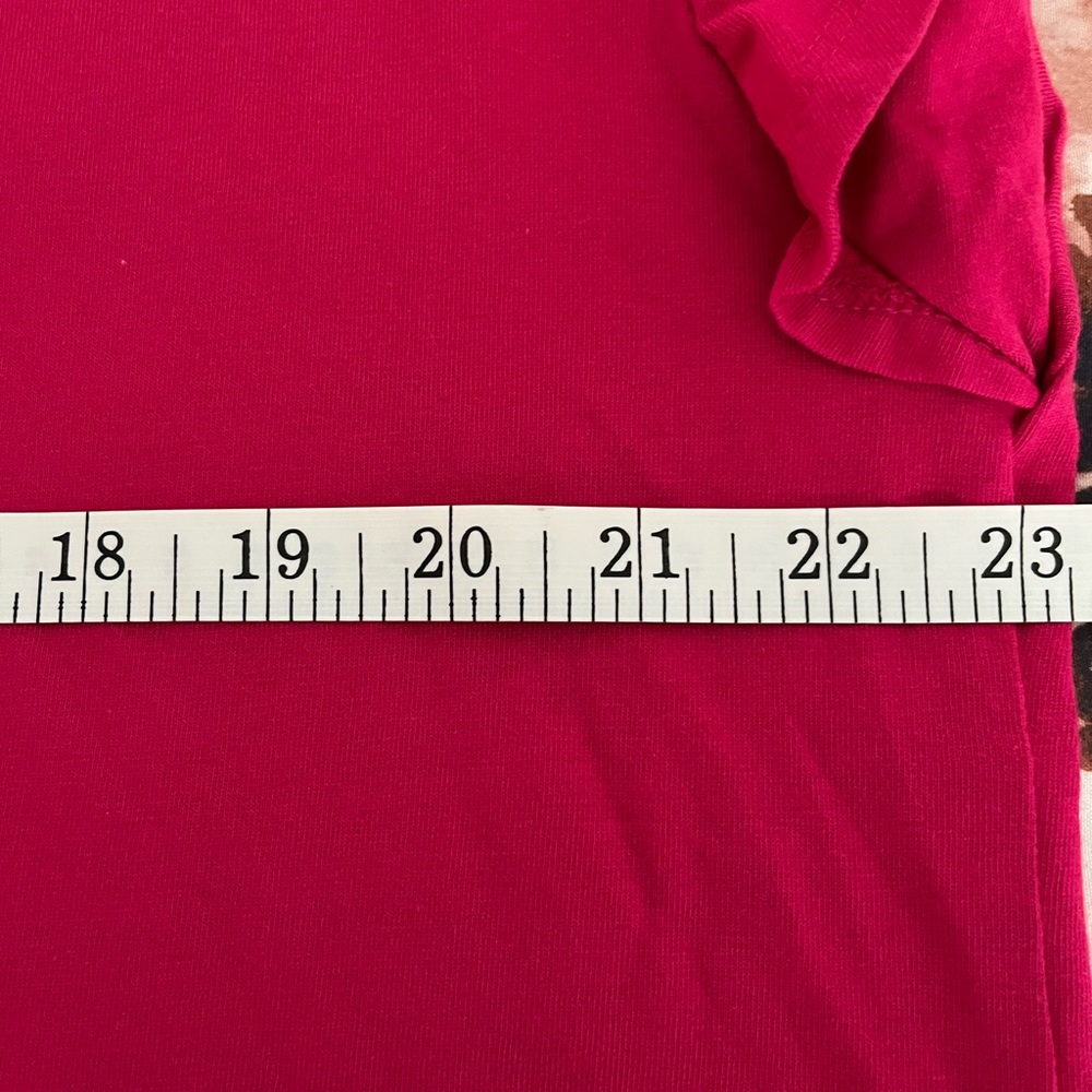Macy’s Lauren Ralph Lauren :XXL Woman  Short Sleeve Top  Sport Pink 60% Cotton - Picture 5 of 8